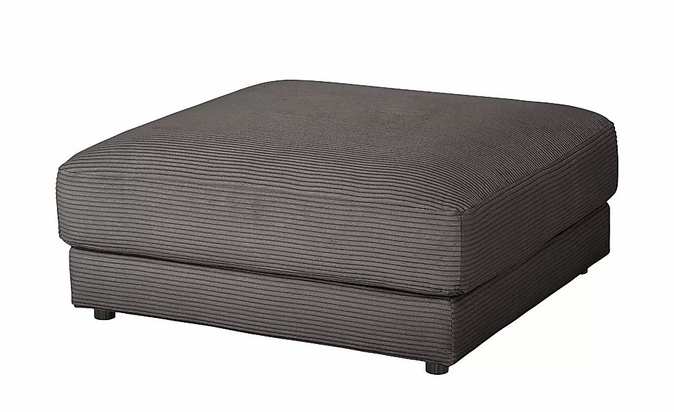 Jette Home Hocker Cord Sila ¦ grau ¦ Maße (cm): B: 100 H: 43 T: 100.0 Polst günstig online kaufen