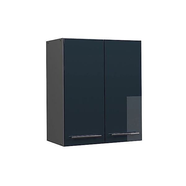 Vicco Hängeschrank Fame-Line Hängender Küchenschrank Dunkelblau Hochglanz 6 günstig online kaufen