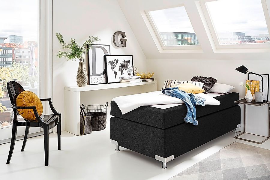 Westfalia Schlafkomfort Boxspringbett "Holland" ohne Kopfteil, frei im Raum günstig online kaufen