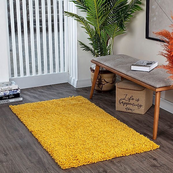 Livabliss Hochflor-Teppich BORACAY, rechteckig, Höhe: 37 günstig online kaufen