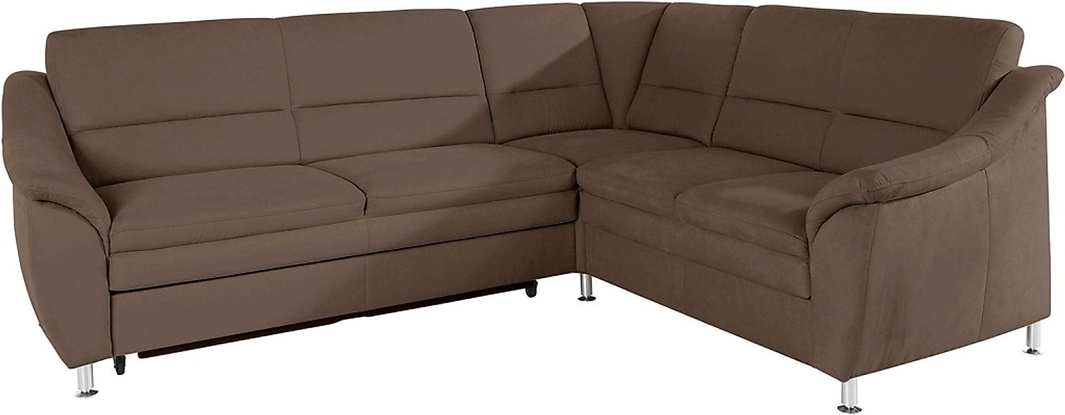 Places of Style Ecksofa »Cardoso L-Form«, Federkern, wahlweise mit Bett, Sc günstig online kaufen