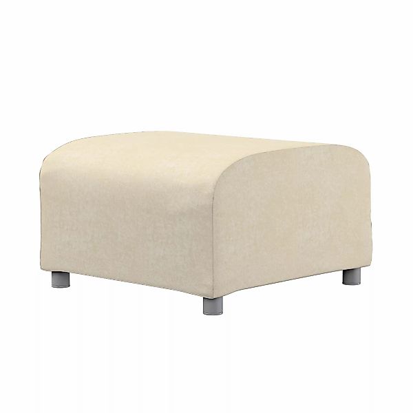 Bezug für Klippan Hocker, grau-beige, Husse, Klippan Hocker, Chenille (162- günstig online kaufen
