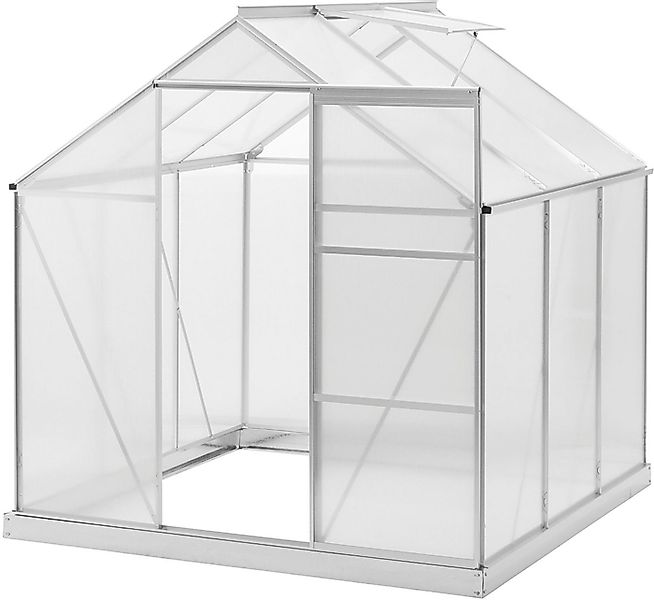 KONIFERA Gewächshaus Florenz, BxTxH: 190 x 190 x 195 cm, 4 mm Wandstärke, m günstig online kaufen