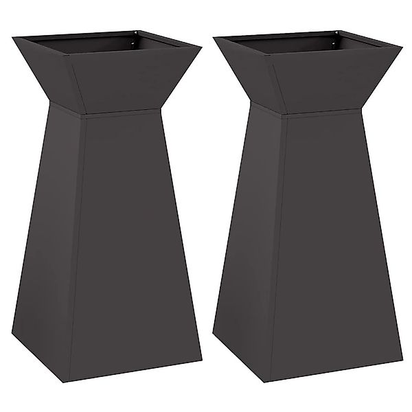 vidaXL Blumentopf Säulen Pflanzer 2 pcs günstig online kaufen