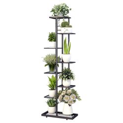 OSTWOLKE Blumenständer Metall Pflanzenständer Pflanzentreppe Blumentreppe günstig online kaufen