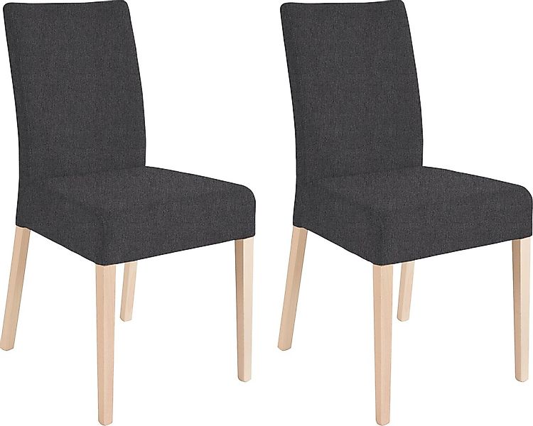 Home affaire 4-Fußstuhl "Umag" (Set) 2 Stk.Sitz und Rücken gepolstert günstig online kaufen