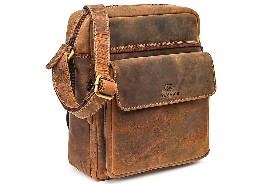 ALMADIH Umhängetasche Leder Herren perfekt für Tablet iPads 12.9 Zoll - DON günstig online kaufen