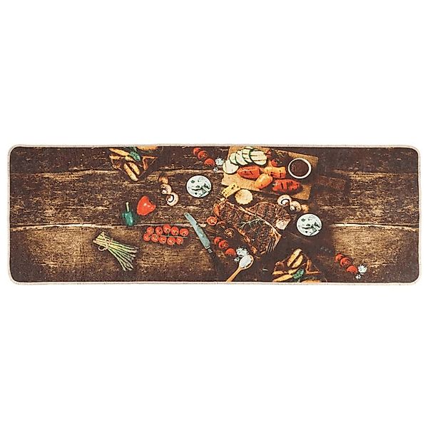 vidaXL Küchenteppich Mehrfarbig 60x180 Cm Waschbar Rutschfest 1927198 günstig online kaufen