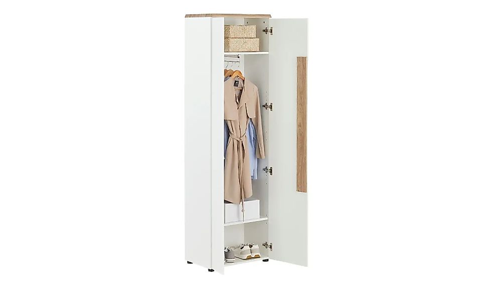 Garderobenschrank  Tango ¦ weiß ¦ Maße (cm): B: 59 H: 199 T: 38.0 Schränke günstig online kaufen