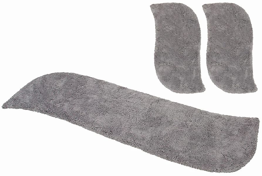 OTTO home Hochflor-Bettumrandung "Desner" Höhe 35 mm 3 Stk. tlg. Mikrofaser günstig online kaufen