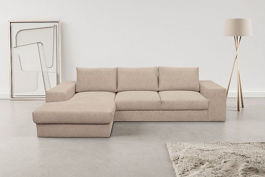 WERK2 Ecksofa "Rozzana Design Ecksofa mit hohem Komfort, zeitlos & elegant, günstig online kaufen