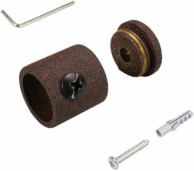 Liedeco Wandbefestigung für Gardinenstangen Ø 16 mm günstig online kaufen