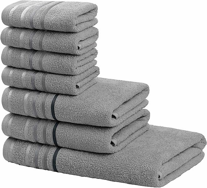 OTTO home Handtuch Set "Niki, Duschtuch, Handtücher und Gästetücher" Set Wa günstig online kaufen