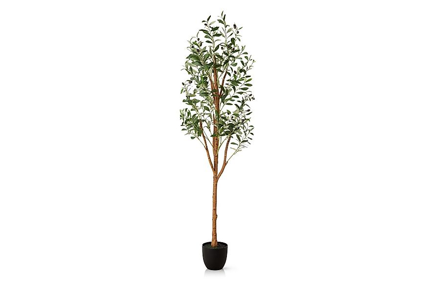 Kunstbaum Künstlicher Olivenbaum, Kunstpflanze Olivenbaum künstlich Olive, günstig online kaufen