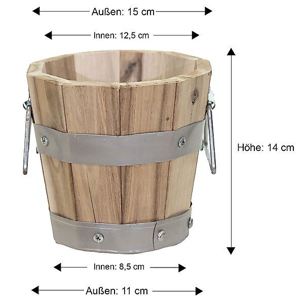 colourliving Pflanzkübel Pflanztopf rund mit Griffen, günstig online kaufen