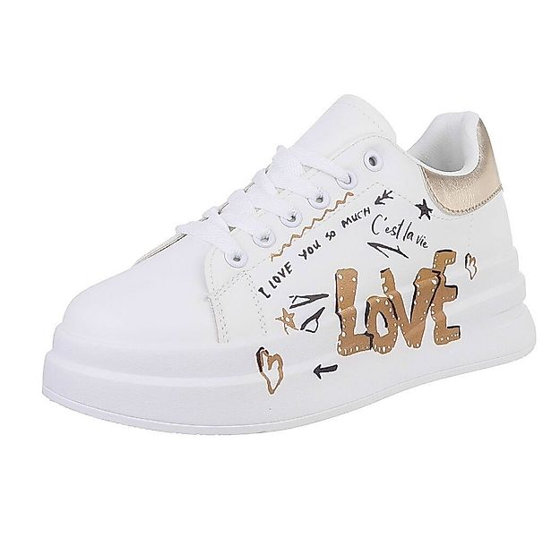 Ital-Design Damen Low-Top Freizeit Sneaker (88519164) Flach Sneakers Low in günstig online kaufen
