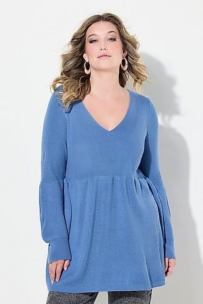 MIAMODA Strickpullover Pullover KaschmirFeel breites Schößchen günstig online kaufen