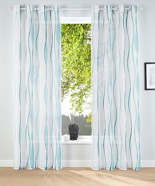 my home Gardine Dimona, Ösen (2 günstig online kaufen
