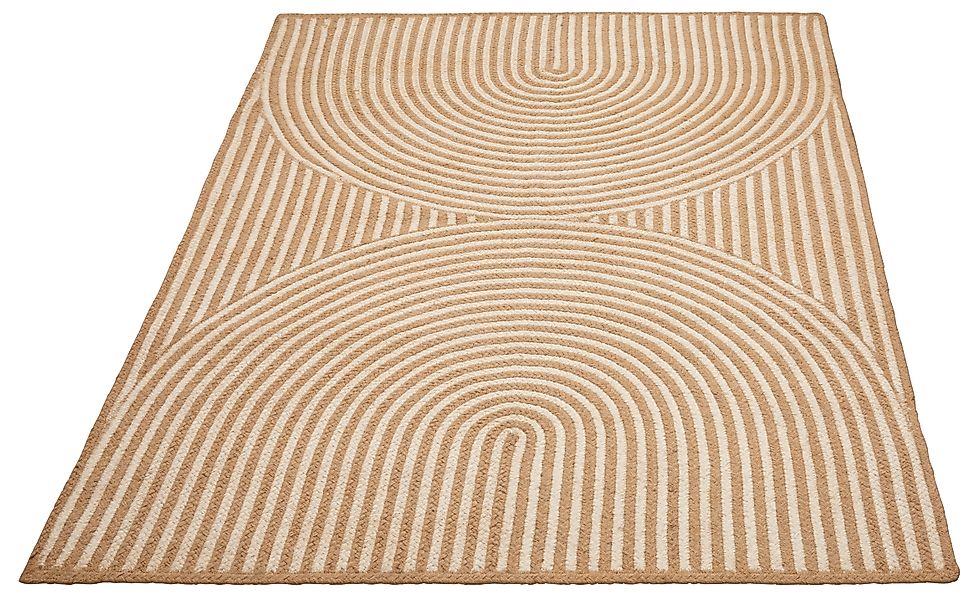 my home Teppich Naturala, Jute-Teppich, handgefertigt, günstig online kaufen