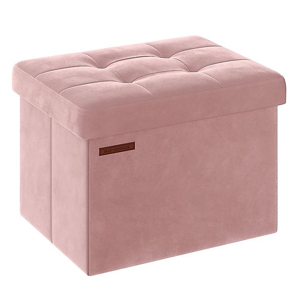 SONGMICS Sitzhocker sitzbank, Aufbewahrungsbox mit Deckel, günstig online kaufen