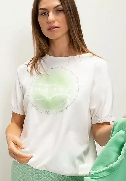 bianca Print-Shirt CHRISTINA mit farbigem Frontmotiv und coolem Wording günstig online kaufen
