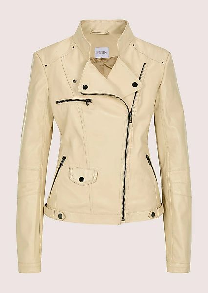 MADELEINE Lederjacke "Lederjacke Kurzjacke mit glänzender Oberfläche" Stehk günstig online kaufen