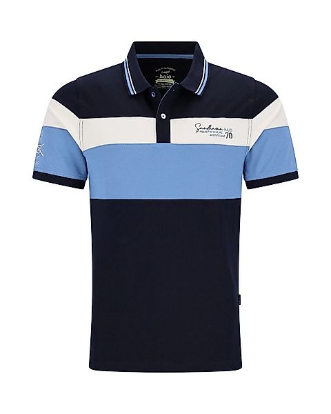 Hajo Poloshirt Pikee-Poloshirt mit Flächenteiler in günstig online kaufen