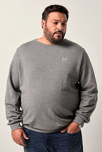Men Plus Sweatshirt Men+ Sweatshirt Basic Rundhalsausschnitt bis 8 XL günstig online kaufen