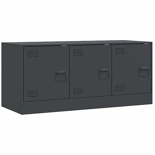 vidaXL TV-Schrank Anthrazit 99x39x44 cm Stahl  Modell 1 günstig online kaufen