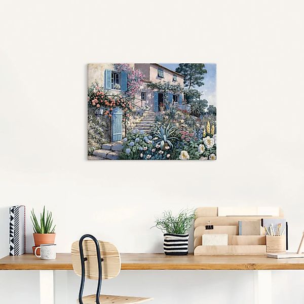 Artland Wandbild »Stufen zum«, Garten, (1 St.), als Leinwandbild, Poster, W günstig online kaufen