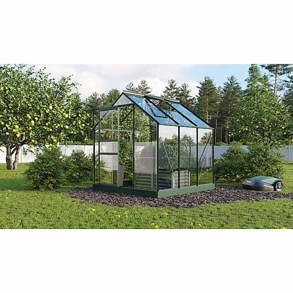 Vitavia Gewächshaus Planet 3800 Schwarz 3,8 m² inkl. Fundamentrahmen günstig online kaufen