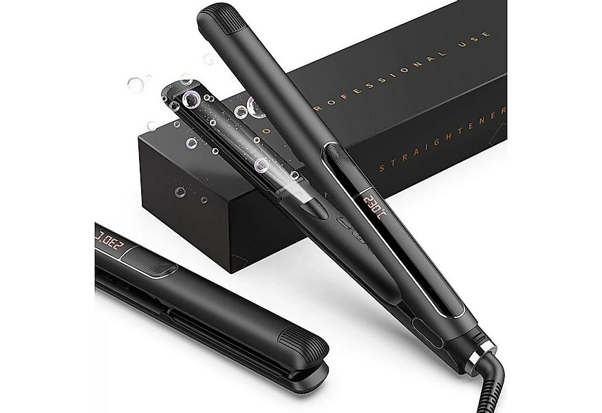 Luckice Glätteisen Haarglätter Lockenstab LCD-Display mit Keramikbeschichtu günstig online kaufen