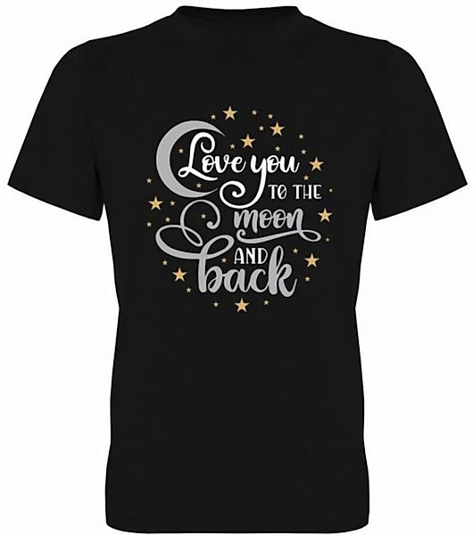 G-graphics T-Shirt Love you to the moon and back Herren T-Shirt, mit trendi günstig online kaufen