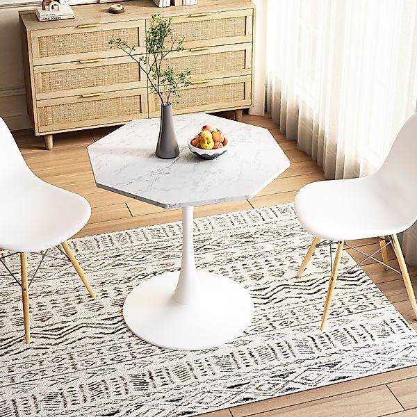 HAUSS SPOLE Esstisch 80×74cm Achtkantiger Couchtisch günstig online kaufen