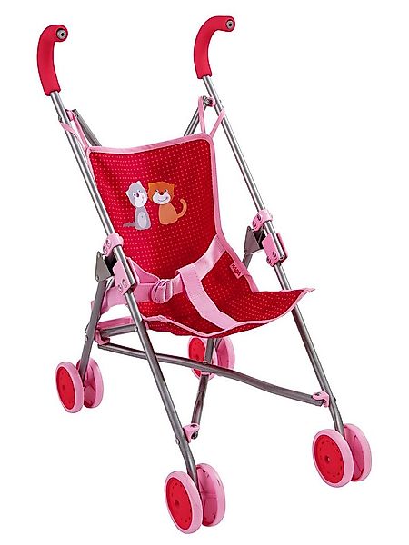 Haba Puppenwagen Puppenbuggy, Doppelräder Klappbuggy faltbar waschbarer Bez günstig online kaufen