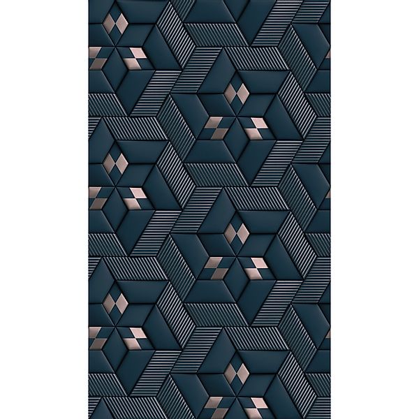 A.S. Creation Fototapete 3D-Grafik 1,59 m x 2,8 m Blau-Grau FSC® günstig online kaufen