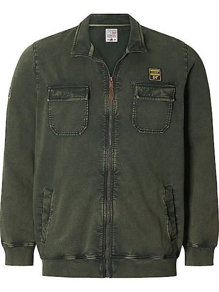 Jan Vanderstorm Sweatjacke BLANKUR mit coolem Wascheffekt günstig online kaufen