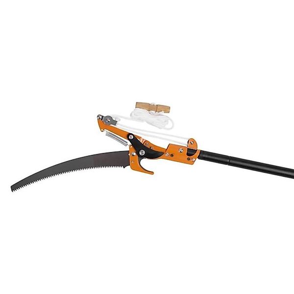 PROREGAL Baumschere WOOD mit Teleskopstange 240cm Schwarz-Orange günstig online kaufen