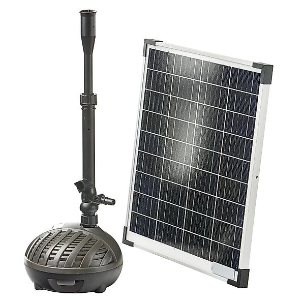 Heissner Solar-Teichpumpen-Set 1100,/h HYBRID günstig online kaufen