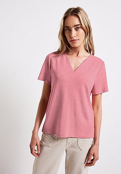 STREET ONE T-Shirt mit V-Ausschnitt günstig online kaufen