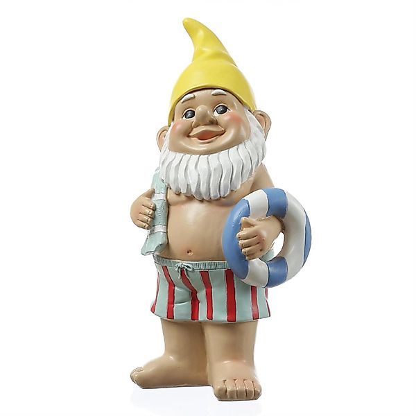 MARELIDA Gartenzwerg BERT im Badeanzug Dekofigur günstig online kaufen