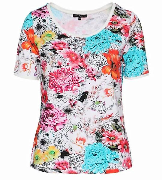 Christian Materne T-Shirt Druckbluse koerpernah im Multicolor Print günstig online kaufen