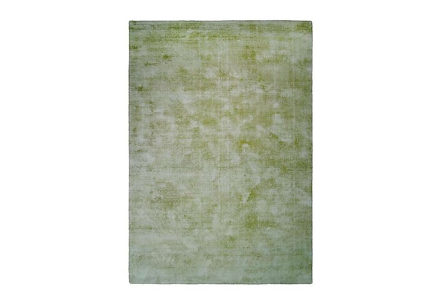 Qiyano Teppich Kurzflor Omaka Grün 80 x 150 cm - Flauschig Wohnzimmer, Höhe günstig online kaufen