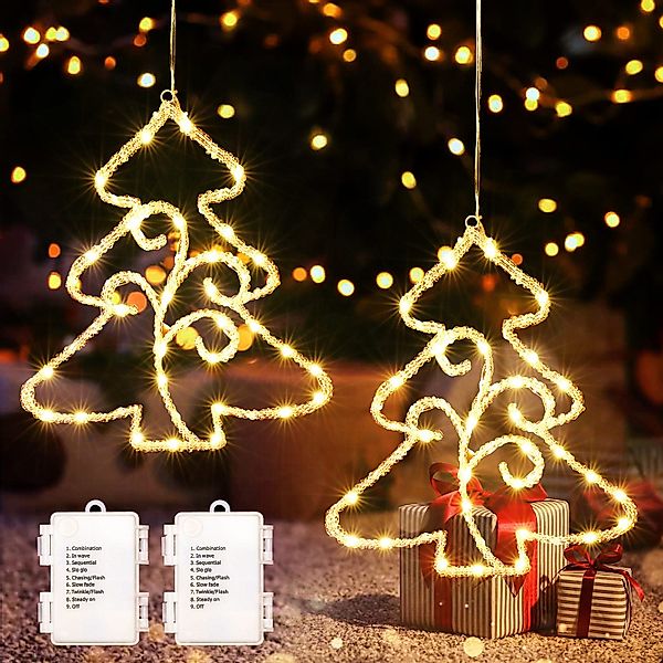 Elegear LED-Lichterkette LED Dekolicht Weihnachtsbaum Weihnachtsdeko günstig online kaufen