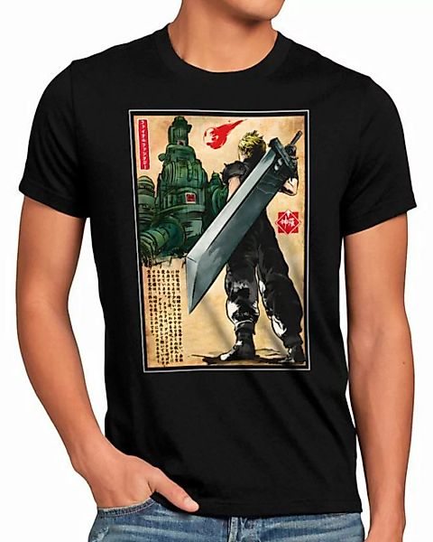 style3 Print-Shirt Herren T-Shirt Skilled Swordsman final fantasy VII rebir günstig online kaufen