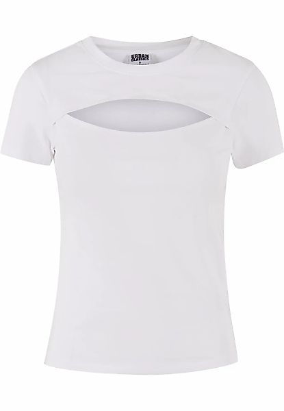 URBAN CLASSICS T-Shirt "Urban Classics Ladies Short Cut Out Tee" 1 Stk. günstig online kaufen