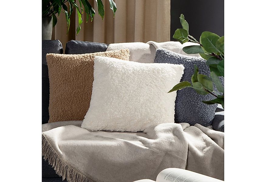 Wohndecke Bouclé, Eurofirany, Kuscheldecke in Schaffell-Optik, weich & gemü günstig online kaufen