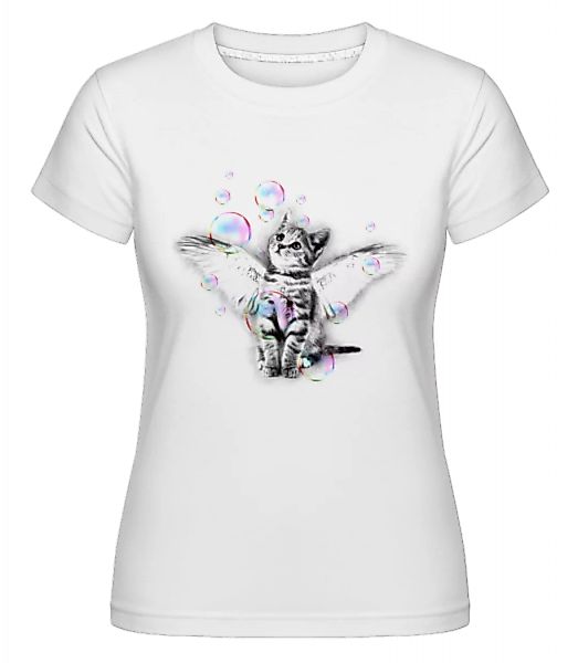 Katze Und Seifenblasen · Shirtinator Frauen T-Shirt günstig online kaufen