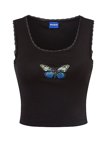 HUGO Blue Crop-Top Delarina_B günstig online kaufen