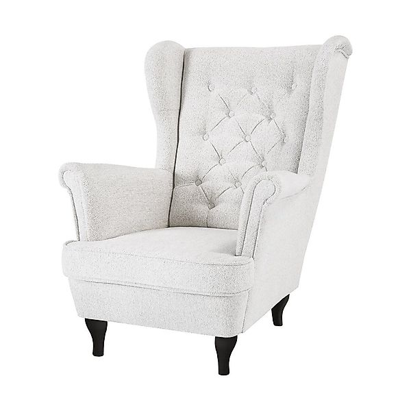 Beautysofa Ohrensessel Sessel FALCO Chesterfield Wohnzimmersessel günstig online kaufen